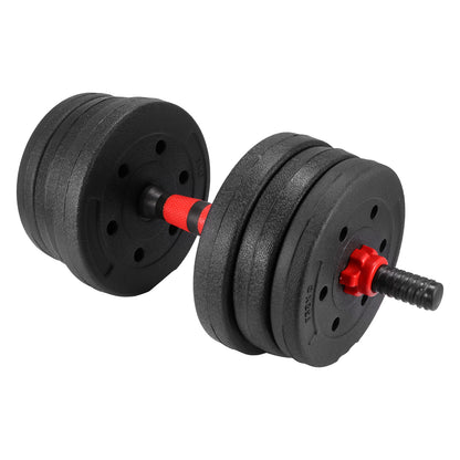 10/15/20/30KG Steel Dumbbells Barbell Set Adjustable Gym Weights