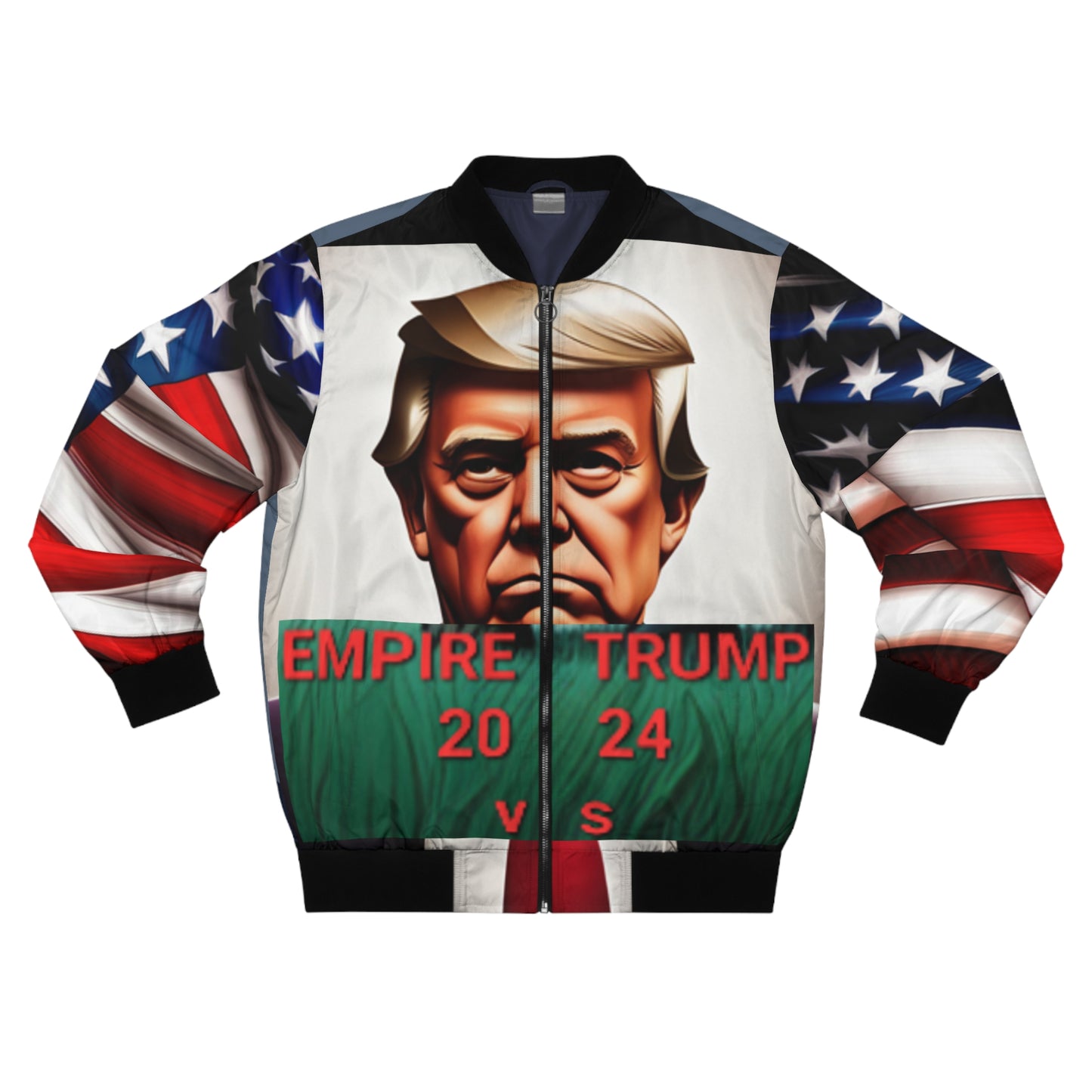 Trump dhidi ya Jacket ya Bomber ya Wanaume ya Biden (AOP)