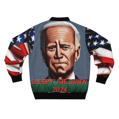 Trump dhidi ya Jacket ya Bomber ya Wanaume ya Biden (AOP)