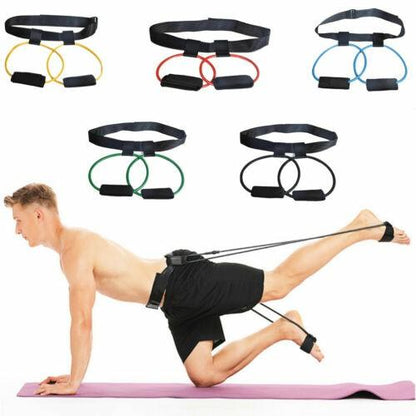 MultiFunction Fitness Resistance Bands for Butt Leg Muscle Training