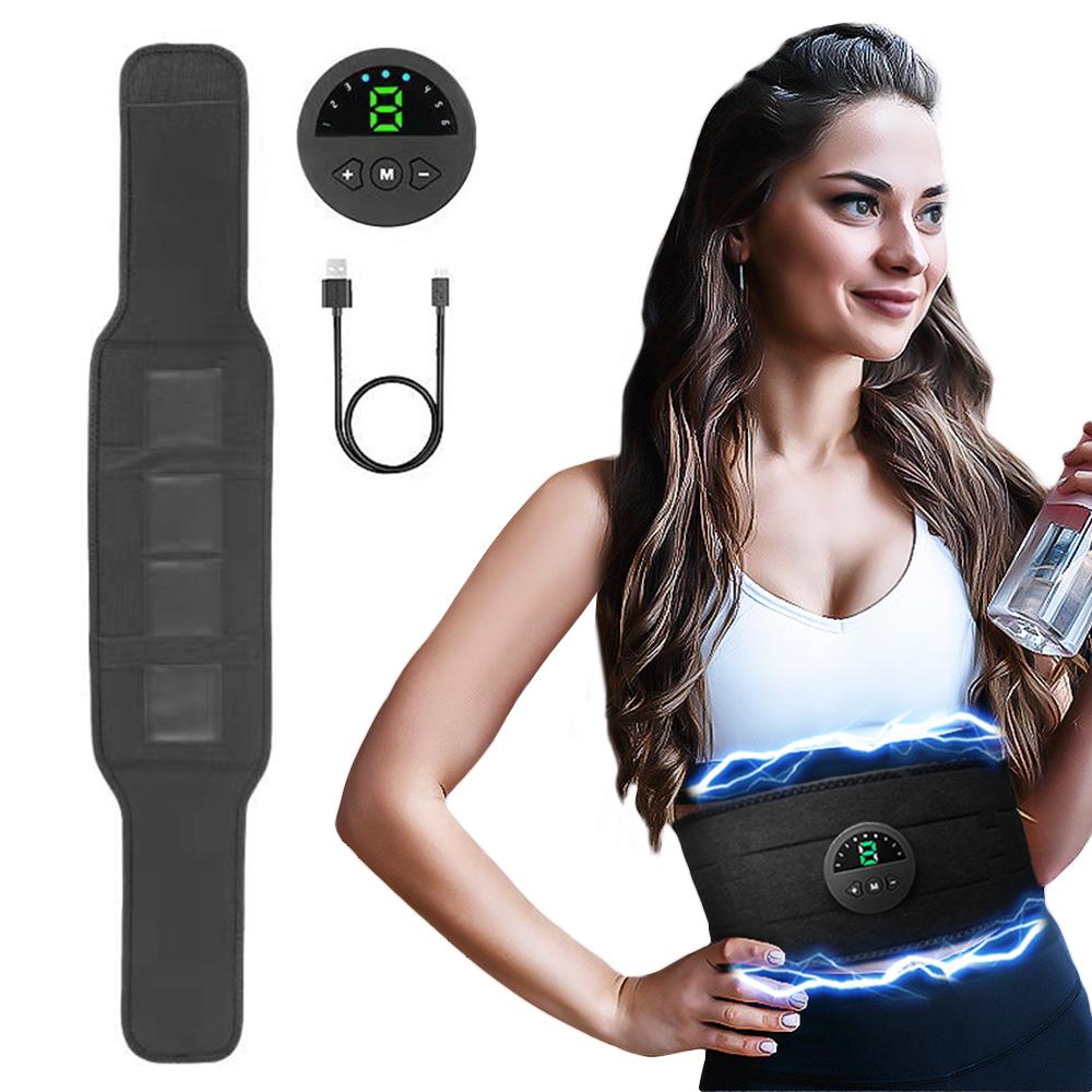 Smart EMS Fitness Vibration Belt Entrenador abdominal Músculo que adelgaza