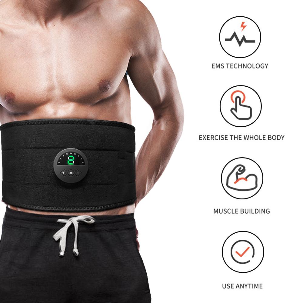 Smart EMS Fitness Vibration Belt Mkufunzi wa Misuli ya Kupunguza Misuli