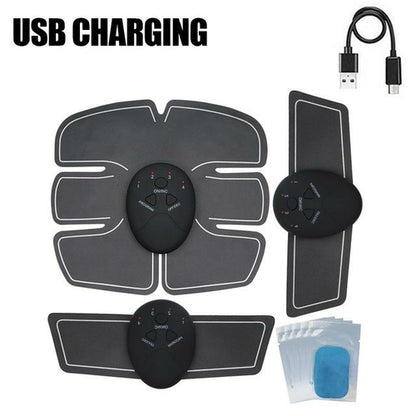 Entrenador abdominal de glúteos de fitness con estimulador muscular de carga USB EMS