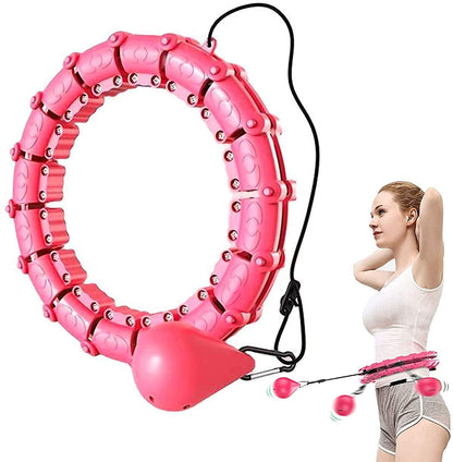 18-24Knots Adjustable Exercise Hoop Smart Exercise Hoop Weight Loss