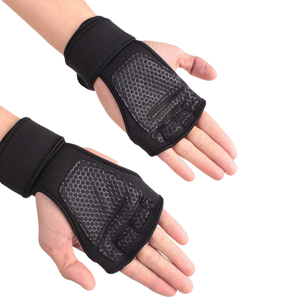 Nuevo 1 par de guantes de entrenamiento para levantamiento de pesas, mujeres