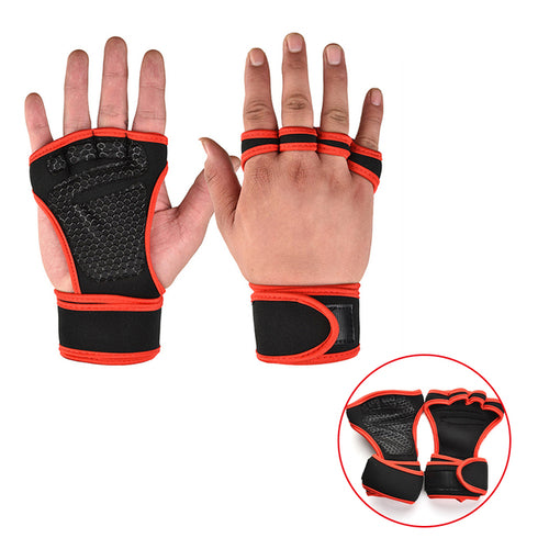 Nuevo 1 par de guantes de entrenamiento para levantamiento de pesas, mujeres