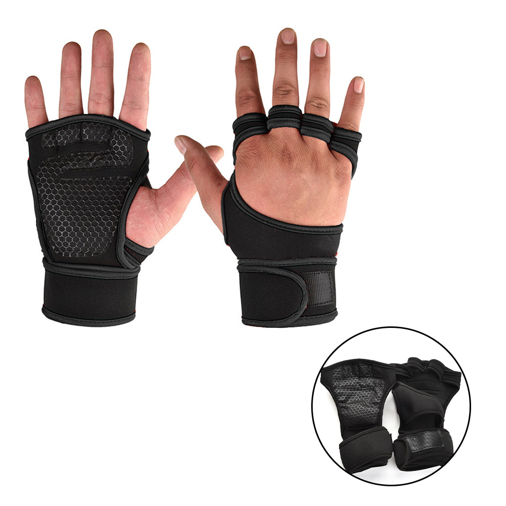 Nuevo 1 par de guantes de entrenamiento para levantamiento de pesas, mujeres