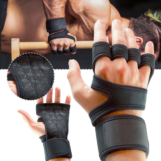 Nuevo 1 par de guantes de entrenamiento para levantamiento de pesas, mujeres