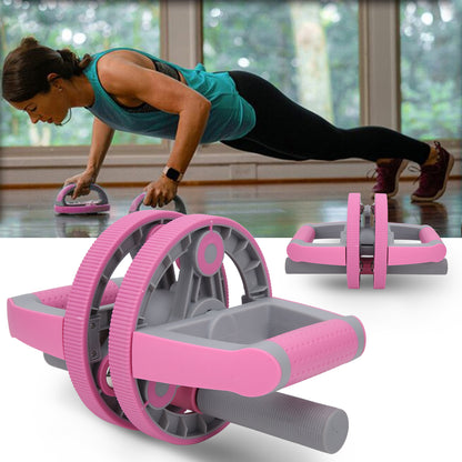 Conjunto de entrenamiento físico para gimnasio con correa de tracción para rueda abdominal multifuncional