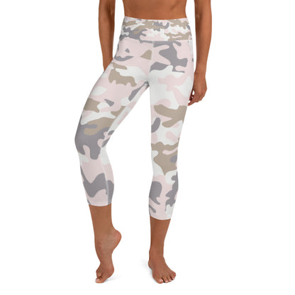 Leggings ya Pink Camo, Capris, Shorts