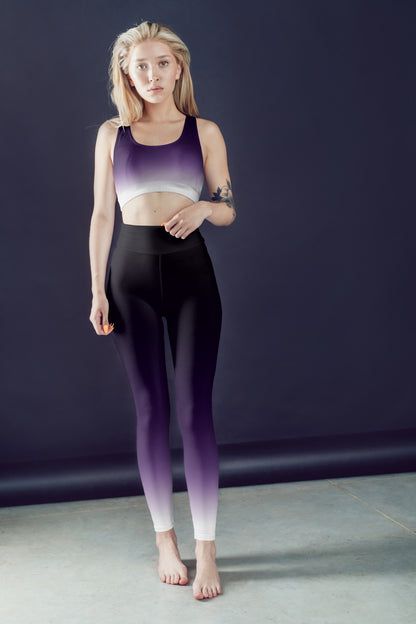 Purple Ombre Fitness Set