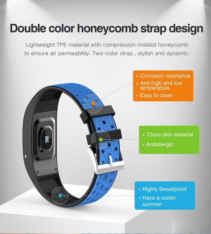 Smart Fit Sporty Fitness Tracker y reloj impermeable para nadadores