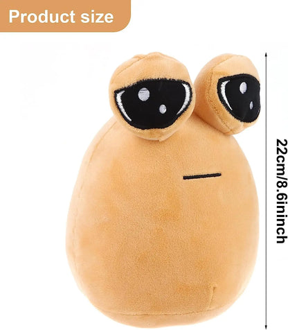 22 cm/8,6 pulgadas Pou peluche dibujos animados alienígena juguete Kawaii relleno Animal muñeca juego caliente figura regalos para Fans 